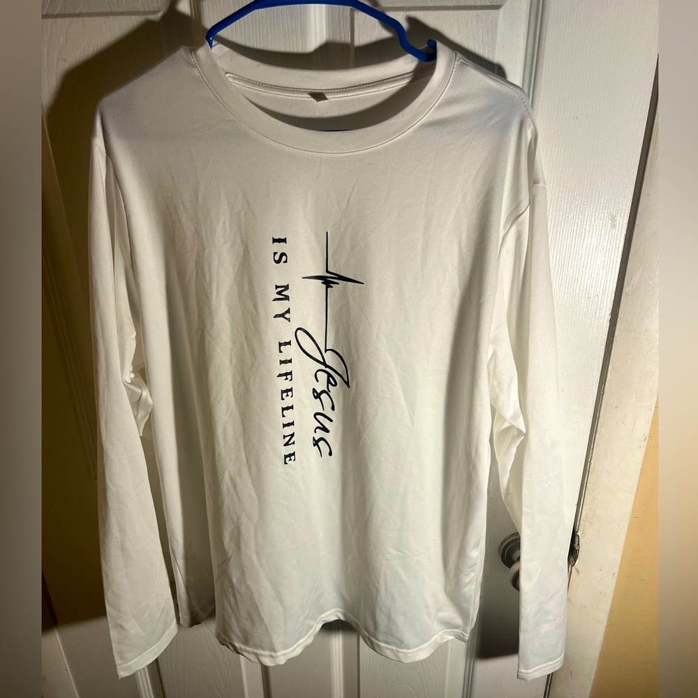 men’s longsleeve white shirt
